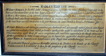 Hadley bequest text in May 2008